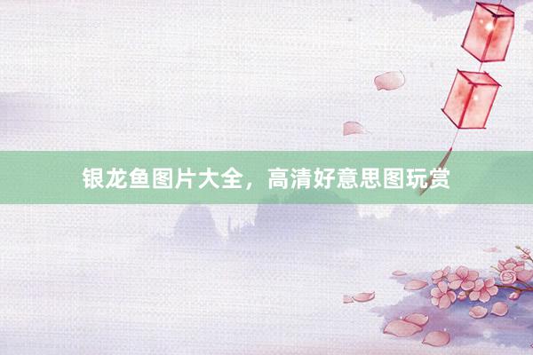 银龙鱼图片大全，高清好意思图玩赏